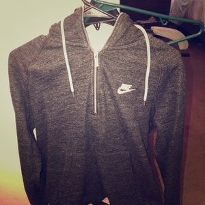 Nike 3/4 Zip pullover with hoodie